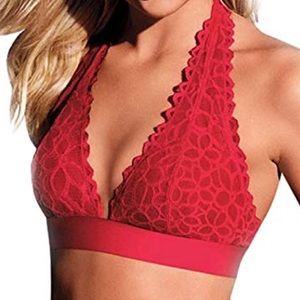 Victoria’s Secret PINK lace halter bralette